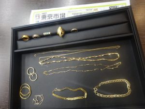 姶良市 買取専門 東京市場 姶良国道10号店 貴金属 金 アクセサリー 買取しました。
