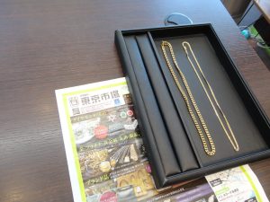 大田原市内！ 買取専門 東京市場 ドンキホーテ大田原店 貴金属 金 喜平 ネックレス 買取しました。