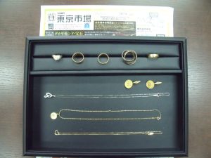 鹿児島市内 買取専門 東京市場 鹿児島中央店 貴金属 金 プラチナ 買取しました。
