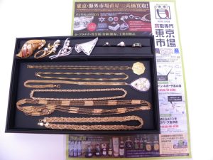 金沢市内 買取専門 東京市場 メガドンキラパーク金沢店 貴金属 金 プラチナ アクセサリー 買取しました。