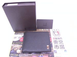 金沢市内 買取専門 東京市場 メガドンキラパーク金沢店 ブランド ダンヒル 財布 買取しました。