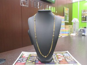 霧島市 買取専門 東京市場 ドンキホーテ霧島隼人店 貴金属 18金 ネックレス  買取しました。