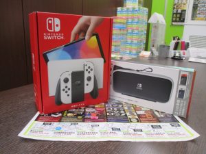 霧島市 買取専門 東京市場 MEGAドン.キホーテ霧島隼人店 玩具 任天堂 有機EL スイッチ＆キャリングケース 買取しました。