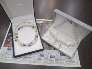 霧島市 買取専門 東京市場 ドンキホーテ霧島隼人店 貴金属 パールネックレス 買取しました。