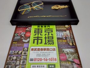 春日部 買取専門 東京市場 東武豊春駅西口店 金 貴金属 アクセサリー 買取しました。