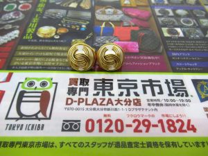 大分市 買取専門 東京市場 Dプラザ大分店 ブランド シャネル イヤリング 買取しました。
