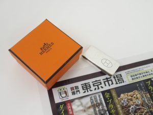 春日部市内！アリフト掲載 買取専門 東京市場 東武豊春駅西口店 エルメス マネークリップ 買取しました。
