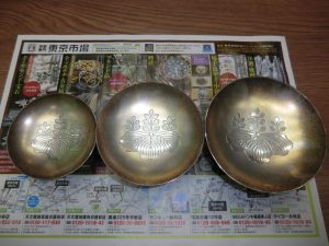 買取専門 東京市場 サンキュー新栄店 骨董品 銀製品 記念品 純銀杯 買取しました。