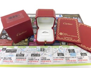 前橋市内 買取専門 東京市場 17号前橋元総社南小前店 ブランド カルティエ リング 買取しました。