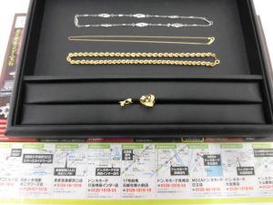 前橋市内 買取専門 東京市場 17号前橋元総社南小前店 貴金属 金製品 プラチナ アクセサリー 買取しました。
