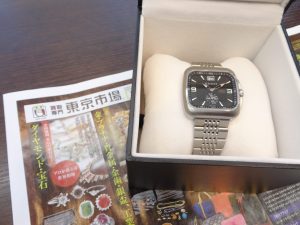 大田原市内！買取専門 東京市場 ドンキホーテ大田原店 ブランド グッチ クオーツ 腕時計 買取しました。