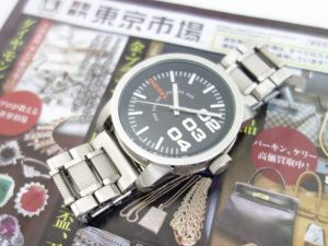 高崎市内 買取専門 東京市場 ドンキホーテ 高崎店 ブランド ディーゼル 腕時計 買取しました。