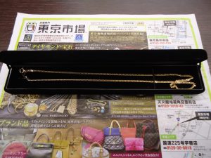 鹿児島市 買取専門 東京市場 国道225号宇宿店 貴金属 金 喜平 ネックレス 買取しました。
