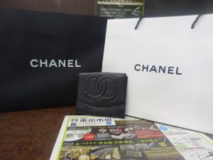 姶良市 買取専門 東京市場 姶良国道10号店 ブランド シャネル 財布 買取しました。