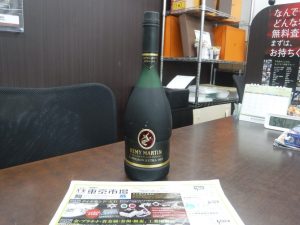 鹿児島市内 買取専門 東京市場 鹿児島中央店 酒 洋酒 ブランデー 買取しました。