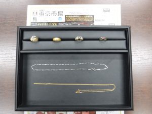 鹿児島市内 買取専門 東京市場 鹿児島中央店 貴金属 金 プラチナ 買取しました。