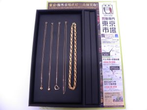 金沢市内 買取専門 東京市場 メガドンキラパーク金沢店 貴金属 金 プラチナ アクセサリー 買取しました。