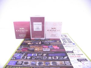 金沢市内 買取専門 東京市場 メガドンキラパーク金沢店 ブランド コーチ 香水 フレグランス 買取しました。