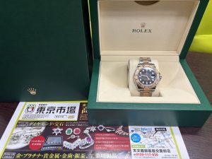 いづろ 中町 金生町 照国通り 東京市場 天文館 御着屋交番前店 ブランド ロレックス 時計 買取しました。