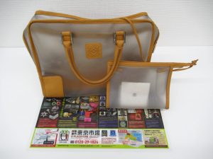 大分市 買取専門 東京市場 Dプラザ大分店 ブランド ロエベ ハンドバッグ 買取しました。
