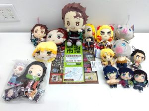 春日部市内！ 買取専門 東京市場 東武豊春駅西口店 プライズ ぬいぐるみ 鬼滅の刃 ヒロアカ他 買取しました。