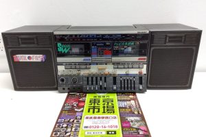 春日部市内！ 買取専門 東京市場 東武豊春駅西口店 シャープ GF-M5 ラジカセ テーブルコンポーネントシステム Wカセット買取しました。