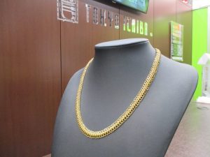 霧島市 買取専門 東京市場 ドンキホーテ霧島隼人店 貴金属 22金 ネックレス 買取しました。