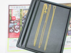 行田市内、熊谷市近隣！買取専門 東京市場 ドンキ 行田持田インター店 貴金属 金 K18 喜平ネックレス 買取しました。