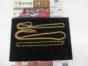 買取専門 東京市場 いづろ 照国通り 天文館 御着屋交番前店 貴金属 金製品 買取しました。