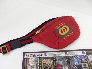 町田市 相模原 出張買取 買取専門 東京市場 町田駅前コビルナ店 ブランド グッチ ボディバッグ 買取しました。