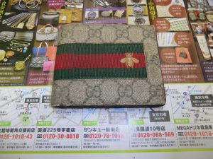 鹿児島市 買取専門 東京市場 サンキュー新栄店 ブランド GUCCI 財布 買取しました。