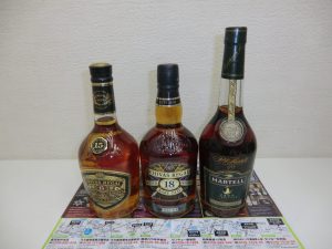 鹿児島市 買取専門 東京市場 サンキュー新栄店 洋酒 ウイスキー ブランデー CHIVAS REGAL MARTELL 買取しました。