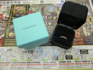 鹿児島市 買取専門 東京市場 国道225号宇宿店 ブランド ティファニー リング 買取しました。