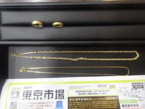 姶良市 買取専門 東京市場 姶良国道10号店 貴金属 金 アクセサリー 買取しました。