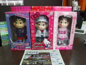 鹿児島市内 買取専門 東京市場 鹿児島中央店 人形 不二家 ペコちゃん 買取しました。