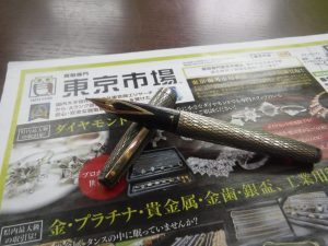 鹿児島市内 買取専門 東京市場 鹿児島中央店 ブランド シェーファー 万年筆 買取しました。