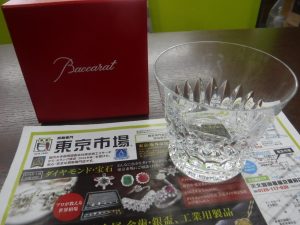 鹿児島市内 買取専門 東京市場 鹿児島中央店 ブランド バカラ グラス 買取しました。
