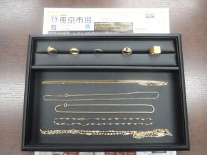 鹿児島市内 買取専門 東京市場 鹿児島中央店 貴金属 金 K18 買取しました。