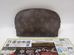 鹿児島市内 買取専門 東京市場 鹿児島中央店 ブランド ルイヴィトン ポーチ 買取しました。