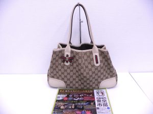 富山 高岡 射水 魚津 砺波 南砺 買取専門 東京市場 ドンキホーテ富山店 ブランド GUCCI バッグ 買取しました。