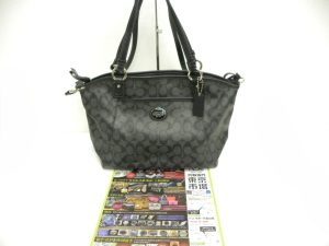 金沢市内 買取専門 東京市場 メガドンキラパーク金沢店 ブランド コーチ バッグ 買取しました。
