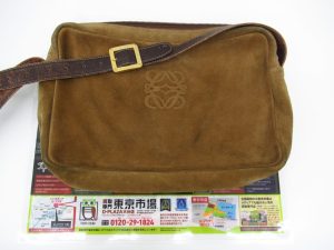 大分市 買取専門 東京市場 Dプラザ大分店 ブランド ロエベ ショルダーバッグ 買取しました。