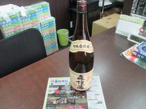 鹿児島市内 買取専門 東京市場 鹿児島中央店 酒 焼酎 森伊蔵 買取しました。