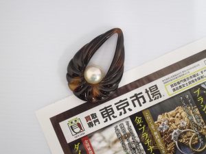国道17号沿い！高崎ドンキ内！高価買取 買取専門 東京市場 ドンキホーテ 高崎店 ブランド TASAKI ブローチ 買取しました。