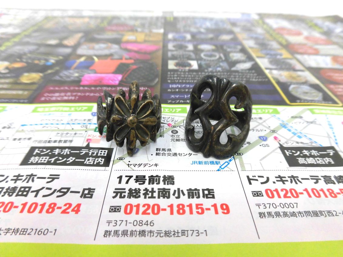 前橋市内 買取専門 東京市場 17号前橋元総社南小前店 貴金属 銀製品 指輪 買取しました。