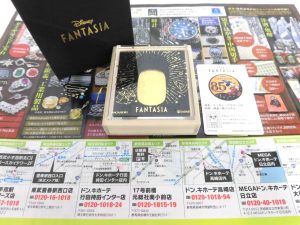 高崎市内 買取専門 東京市場 ドンキホーテ 高崎店 ディズニー ファンタジア 純金 小判 買取しました。