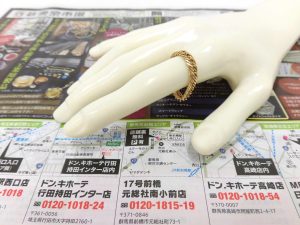 前橋市内 買取専門 東京市場 17号前橋元総社南小前店 貴金属 金製品 喜平 リング 買取しました。