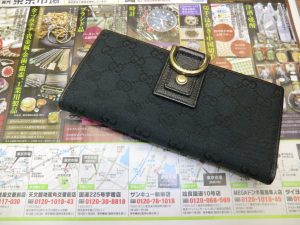 鹿児島市 買取専門 東京市場 サンキュー新栄店 ブランド グッチ 財布 買取しました。