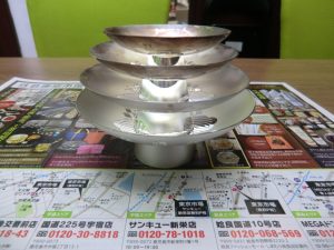 鹿児島市 買取専門 東京市場 サンキュー新栄店 骨董品 銀製品 記念品 純銀杯 買取しました。