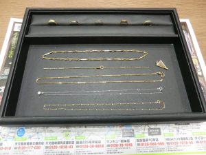 鹿児島市 買取専門 東京市場 サンキュー新栄店 貴金属 金 プラチナ リング ネックレス 買取しました。